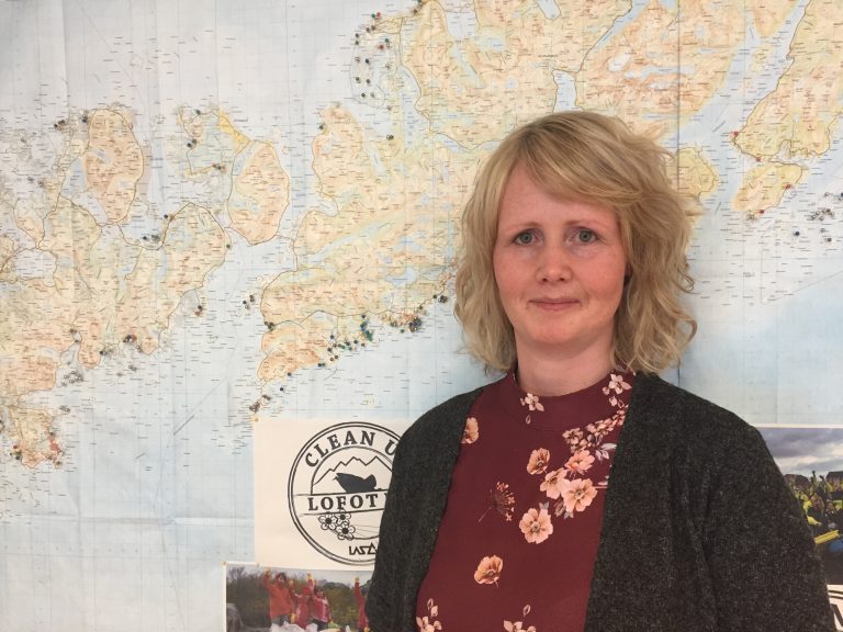Profilbilde av koordinator i Clean Up Lofoten, Marit Gressetvold 2018