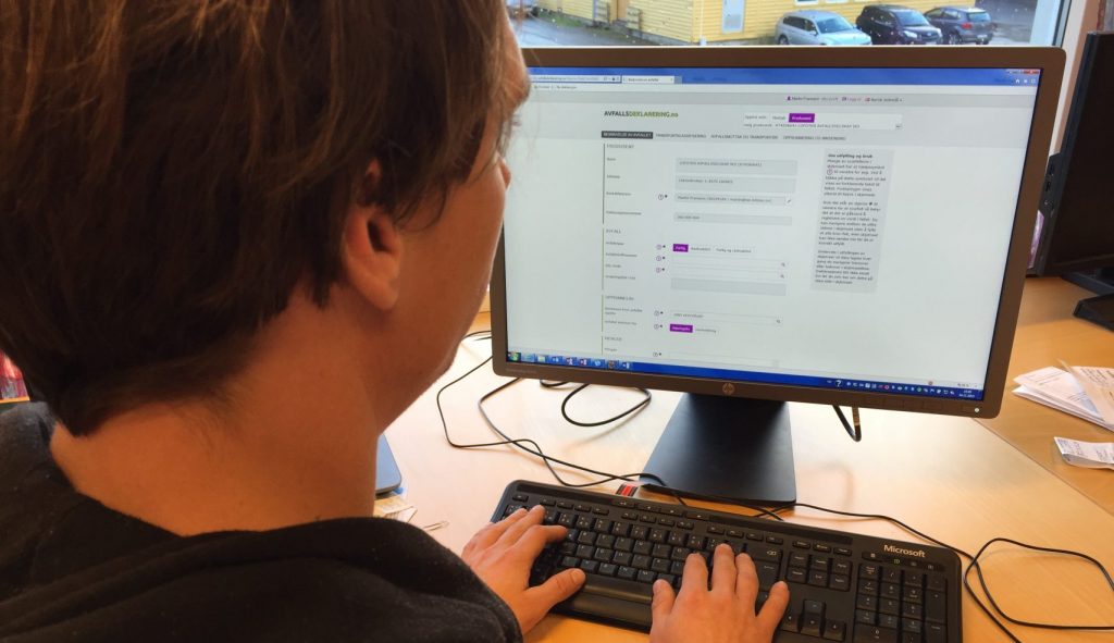 Illustrasjonsbilde. Deklarering av farlig avfall elektronisk